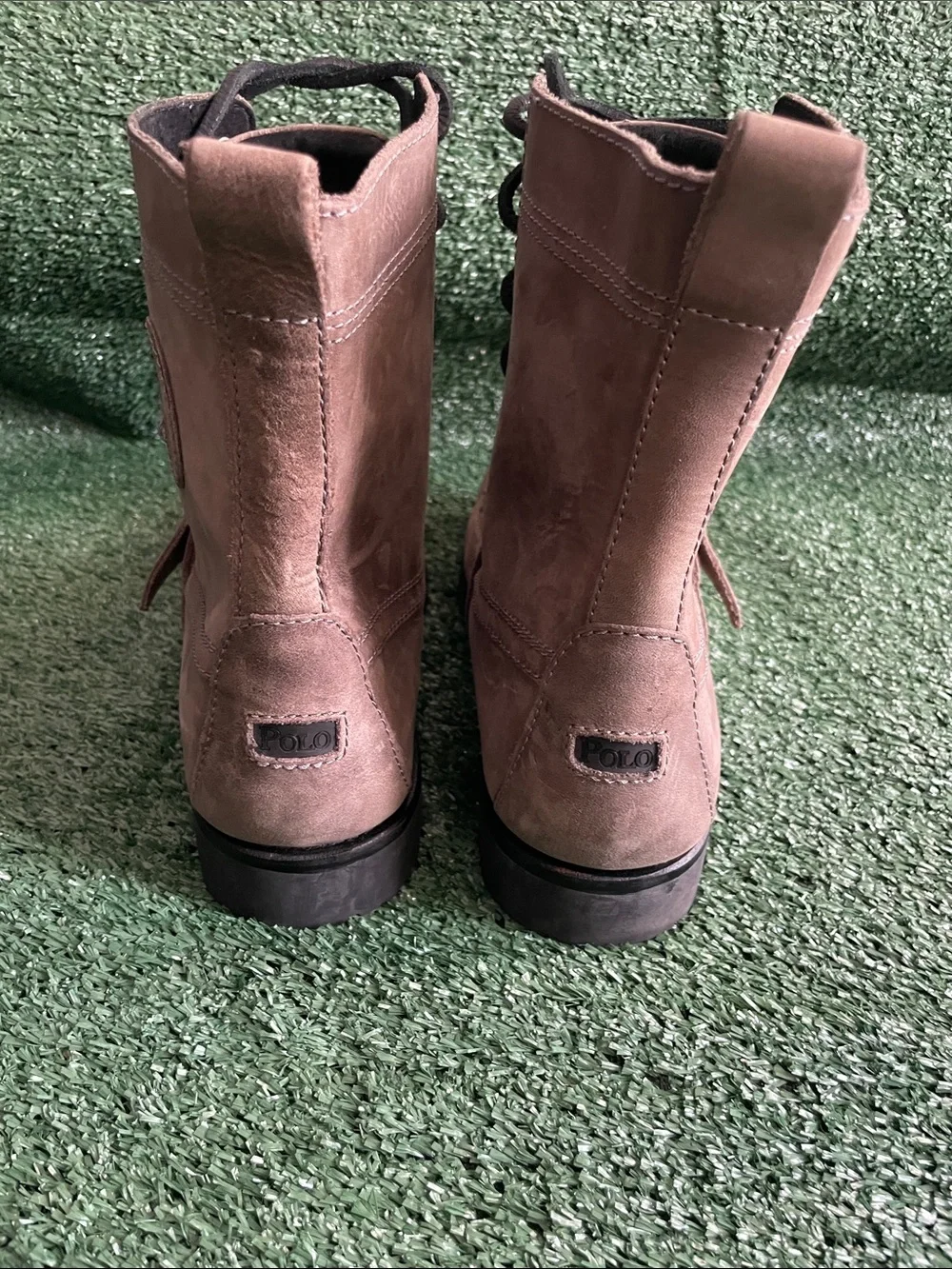 Polo Ralph Lauren Ranger Boots Men’s 10D Brown Suede Lace Up Rugged Heritage
